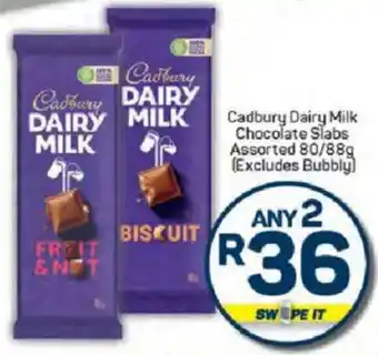Pick n Pay Cadbury Dairy Milk Chocolate Slabs Assorted offer