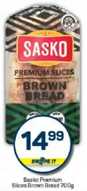 Pick n Pay Sasko Premium Slices Brown Bread offer