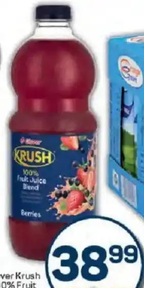 Pick n Pay Clover Krush 100% Fruit Juice Assorted offer
