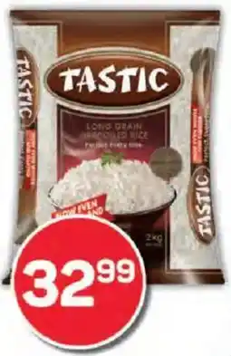 Pick n Pay Tastic Long Grain Parboiled Rice offer