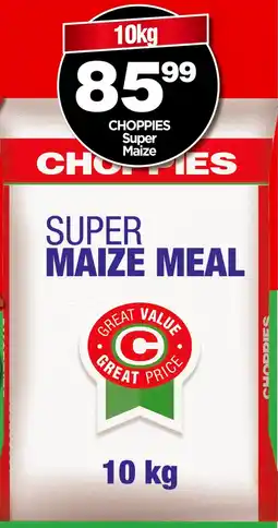 Choppies Choppies Super Maize offer