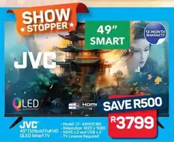 Pick n Pay JVC 49" 124cm Full HD QLED Smart TV offer