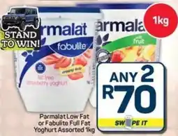 Pick n Pay Parmalat Low Fat or Fabulite Full Fat Yoghurt Assorted offer
