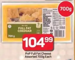 Pick n Pay PnP Full Fat Cheese Assorted offer