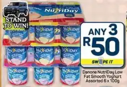 Pick n Pay Danone NutriDay Low Fat Smooth Yoghurt Assorted offer