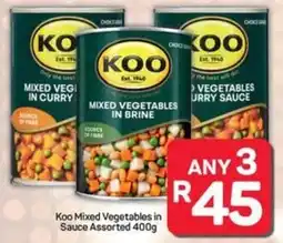 Pick n Pay Koo Mixed Vegetables in Sauce Assorted offer