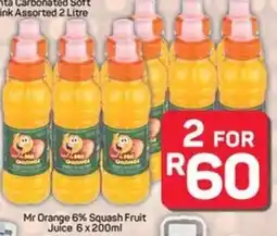 Pick n Pay Mr Orange 6% Squash Fruit Juice offer