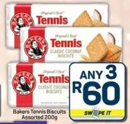 Pick n Pay Bakers Tennis Biscuits Assorted offer
