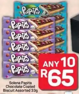 Pick n Pay Solena Papita Chocolate Coated Biscuit Assorted offer