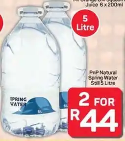 Pick n Pay PnP Natural Spring Water Still offer