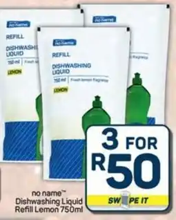 Pick n Pay no name Dishwashing Liquid Refill Lemon offer