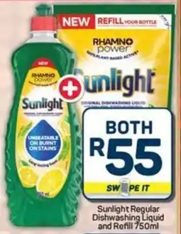Pick n Pay Sunlight Regular Dishwashing Liquid and Refill offer