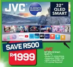 Pick n Pay JVC 32" 81cm Smart QLED TV offer