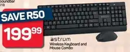 Pick n Pay Astrum Wireless Keyboard and Mouse Combo offer