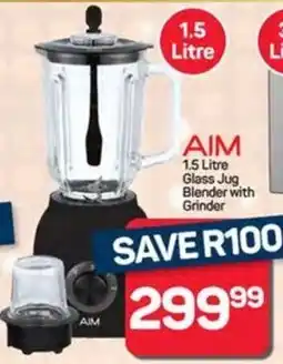 Pick n Pay AIM Glass Jug Blender with Grinder offer