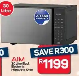 Pick n Pay AIM Black Electronic Microwave Oven offer