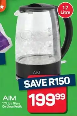 Pick n Pay AIM Glass Cordless Kettle offer