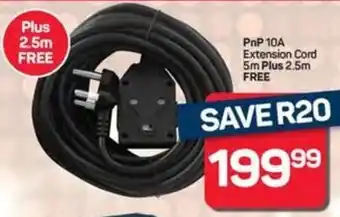 Pick n Pay PnP 10A Extension Cord offer