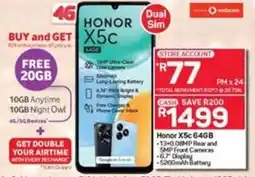 Pick n Pay Honor X5c 64GB offer