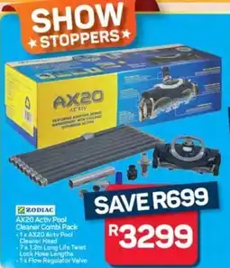 Pick n Pay Zodiac AX20 Activ Pool Cleaner Combi Pack offer