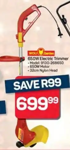Pick n Pay Wolf Garden 650W Electric Trimmer offer