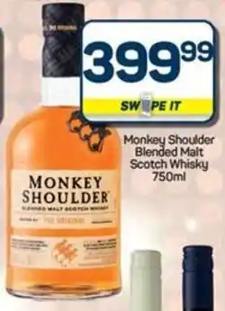 Pick n Pay Monkey Shoulder Blended Malt Scotch Whisky offer