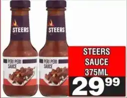 Advance Cash n Carry Steers Sauce offer