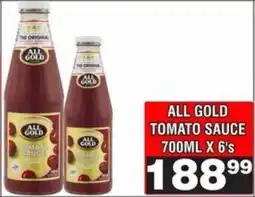 Advance Cash n Carry All gold tomato sauce offer