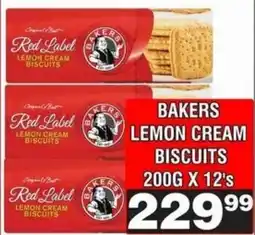 Advance Cash n Carry Bakers lemon cream biscuits offer