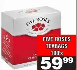 Advance Cash n Carry Five Roses Teabags offer