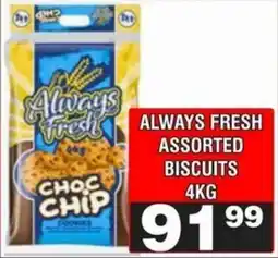 Advance Cash n Carry Always fresh assorted biscuits offer