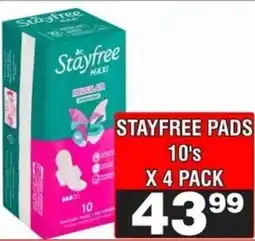 Advance Cash n Carry Stayfree pads offer