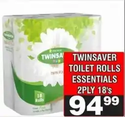 Advance Cash n Carry Twinsaver toilet rolls essentials 2ply offer