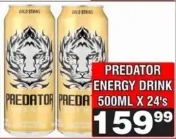 Advance Cash n Carry Predator energy drink offer