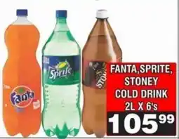 Advance Cash n Carry Fanta, sprite, stoney cold drink offer