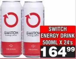Advance Cash n Carry Switch energy drink offer