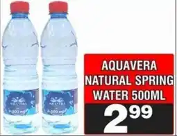Advance Cash n Carry Aquavera natural spring water offer