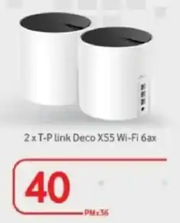 Vodacom T-P link Deco X55 Wi-Fi 6ax offer