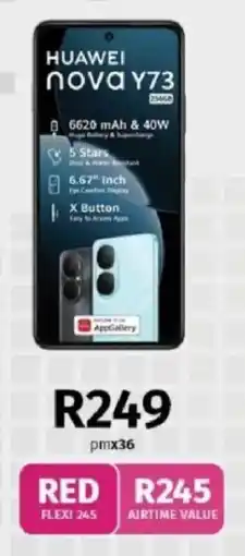 Vodacom Huawei Nova Y73 offer
