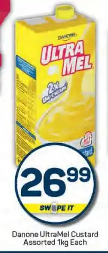 Pick n Pay Danone Ultramel Custard Assorted 1kg Each offer