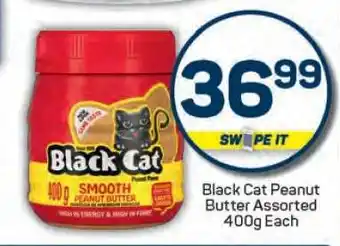 Pick n Pay Black Cat Peanut Butter Assorted 400g Each offer