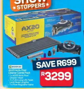 Pick n Pay Hypermarket Zodiac AX20 Activ Pool Cleaner Combi Pack offer