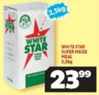 Usave White Star Super Maize Meal 2.5kg offer