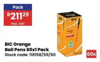 Africa Cash and Carry BIC Orange Ball Pens offer