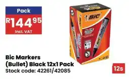 Africa Cash and Carry Bic Markers Bullet Black offer