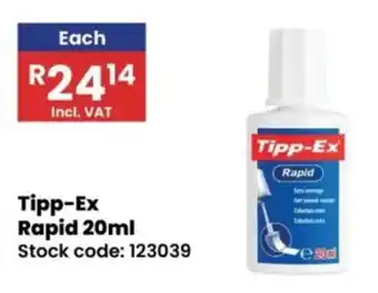 Africa Cash and Carry Tipp-Ex Rapid offer