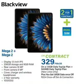 Incredible Connection Blackview Mega 2 + Mega 2 offer