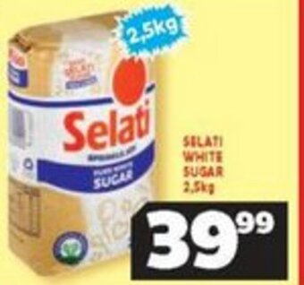 Usave Selati White Sugar 2.5kg offer