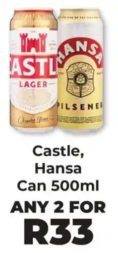 Diamond Discount Liquor Castle, Hansa Can offer