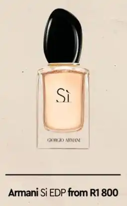 Edgars Armani Si EDP offer